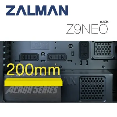 Zalman Z9 Neo Black Mid-Tower Kasa ZM600-LE PSU