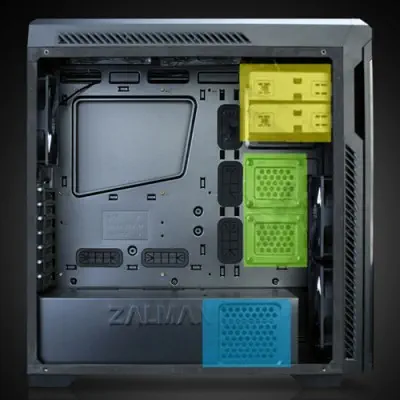Zalman Z9 Neo Black Mid-Tower Kasa ZM600-LE PSU