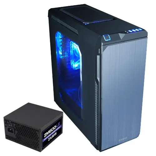 Zalman  Z9 Neo Black Mid-Tower Kasa ZM600-LE PSU