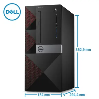 Dell Vostro 3668 N222VD3668EMEA01_UBU Masaüstü Bilgisayar