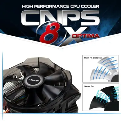 Zalman CNPS8X Optima Yüksek Performanslı CPU Soğutu