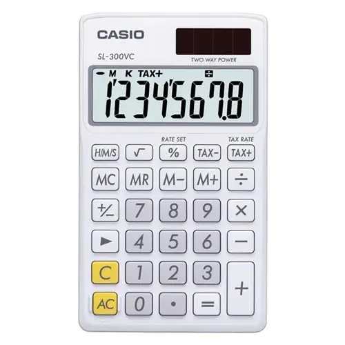 Casio SL-300VC-WE Hesap Makinesi