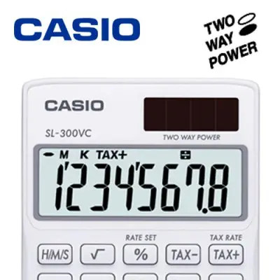 Casio SL-300VC-WE Hesap Makinesi