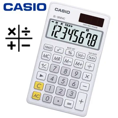 Casio SL-300VC-WE Hesap Makinesi