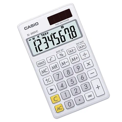 Casio SL-300VC-WE Hesap Makinesi