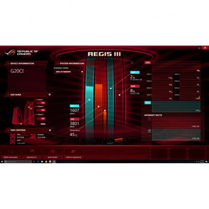 Asus ROG G20CI-TR001T Masaüstü Bilgisayar