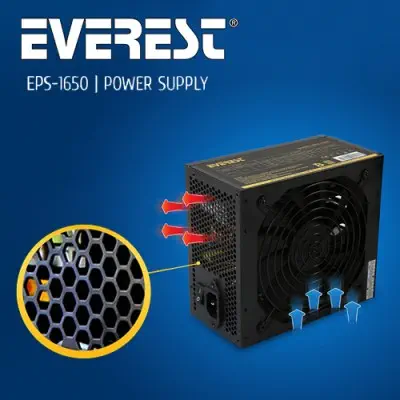 Everest EPS-1650 1650W Power Supply