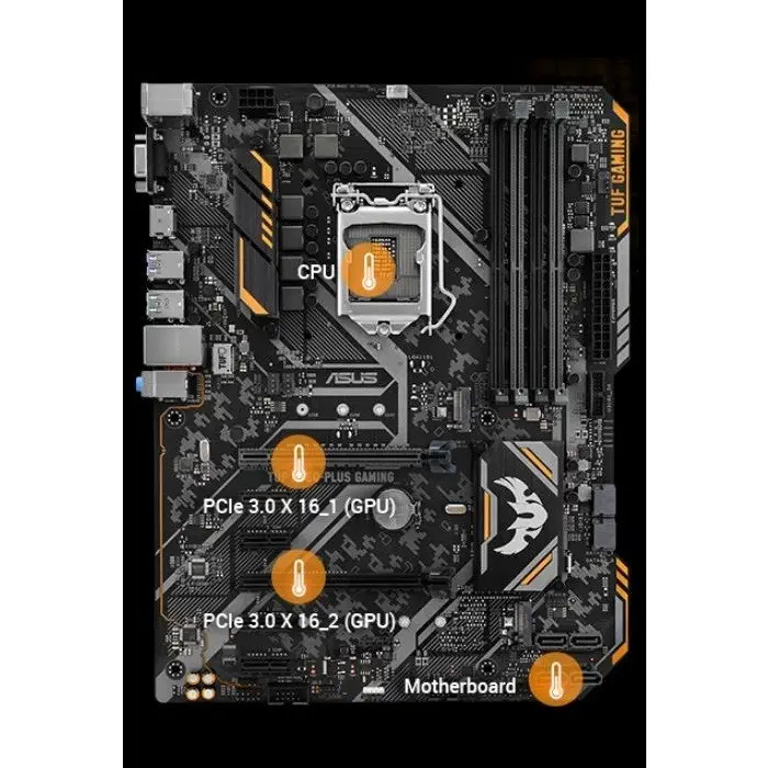 Asus Tuf B360-Plus ATX Gaming(Oyuncu) Anakart