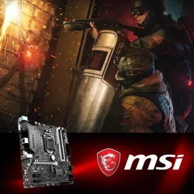 MSI B360M Bazooka Micro-ATX Gaming Anakart