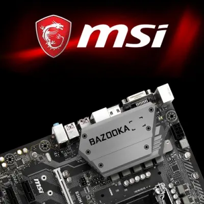 MSI B360M Bazooka Micro-ATX Gaming Anakart