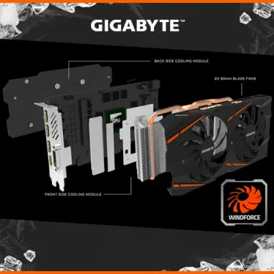 Gigabyte GV-RX570Gaming-4GD Gaming Ekran Kartı