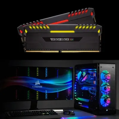 Corsair Vengeance RGB CMR16GX4M2A2666C16 Gaming Ram
