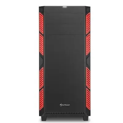 Sharkoon AI7000K Glass  Serisi Kırmızı ATX Mid Tower Kasa