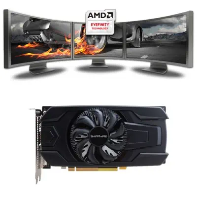 Sapphire 11257-10-20G Radeon RX 460 2G D5 OC Ekran Kartı