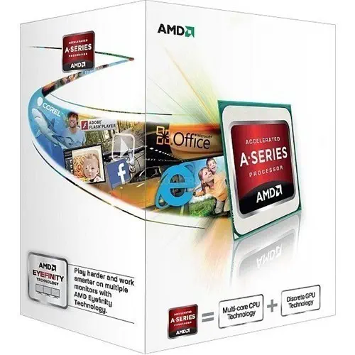 AMD A4 5300 3.4GHz 1MB 2 Çekirdekli FM2 Soket 32nm İşlemci