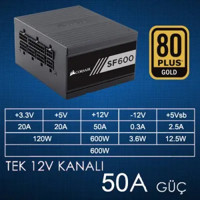 Corsair SF600 CP-9020105-EU PSU