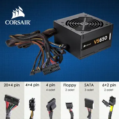 Corsair CC-9011052-650VS Kasa+PSU
