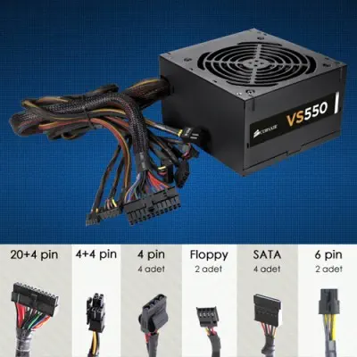 Corsair CC-9011050-550VS Kasa+PSU