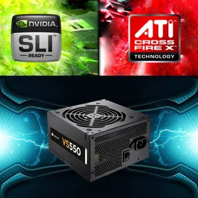Corsair CC-9011050-550VS Kasa+PSU