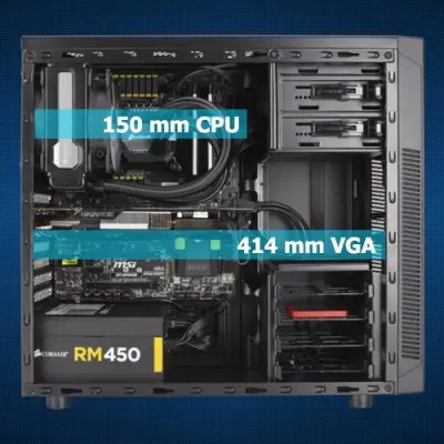 Corsair CC-9011075-550VS Kasa+PSU