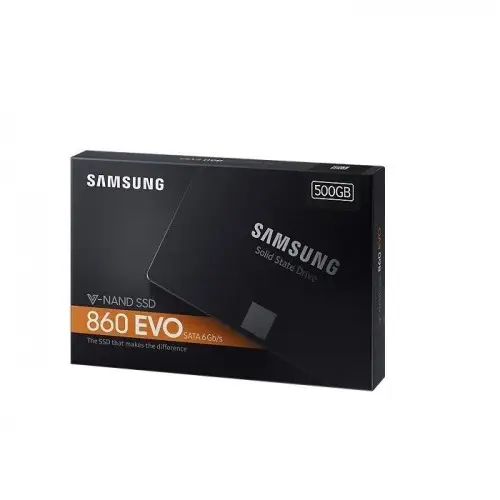 Samsung 860 Evo 500GB 2.5″ 550MB/520MB SSD Disk - MZ-76E500BW