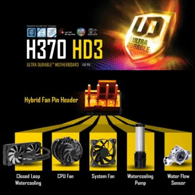 Gigabyte H370 HD3 ATX Anakart