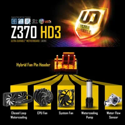 Gigabyte Z370 HD3 Gaming Anakart