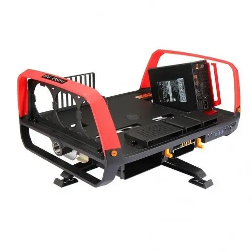 In-Win X-Frame Open Air Full Tower Kasa Red(SI-1065W Dâhili PSU)