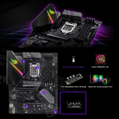 Asus Rog Strix B360-F ATX Gaming (Oyuncu) Anakart