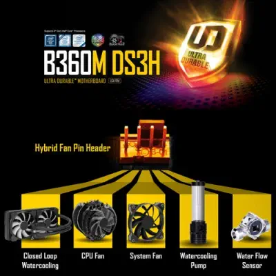 Gigabyte B360M DS3H Gaming Anakart