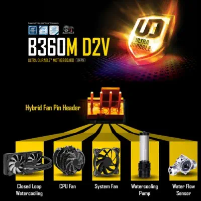 Gigabyte B360M D2V Gaming Anakart