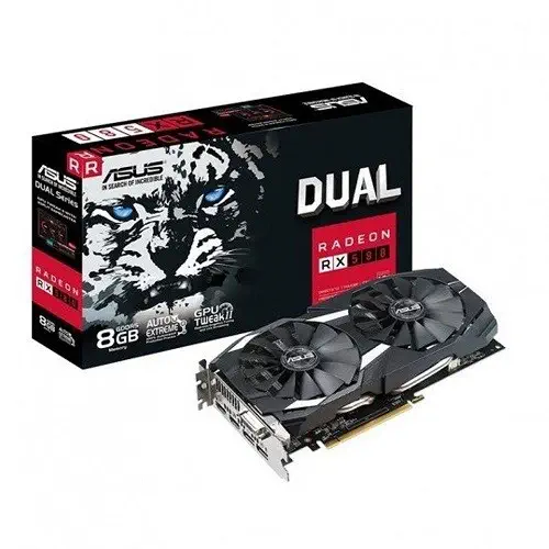Asus Dual-RX 580-8G 8GB DDR5 256Bit AMD Radeon Ekran Kartı