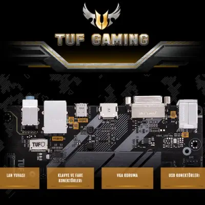 Asus Tuf B360M-E Gaming m-ATX Gaming (Oyuncu) Anakart