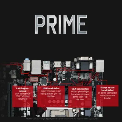 Asus Prime B250-Pro ATX Gaming (Oyuncu) Anakart