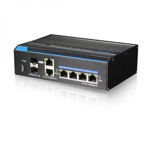 Surenix Srx IGS4PP +4 Port +2 SFP Gigabit Switch 
