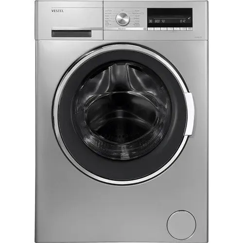 Vestel Hızlı 9812 TGE A+++ 9 Kg 1200 Devir Gümüş Çamaşır Makinesi
