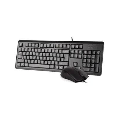 A4 Tech KR-9276 USB TR Q Siyah Klavye+ Optik Mouse