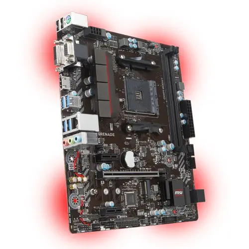 MSI A320M Grenade mATX Gaming (Oyuncu) Anakart