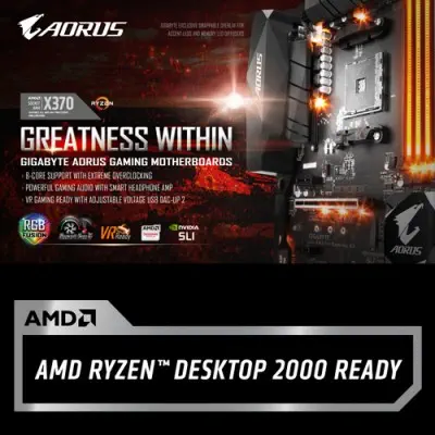 Gigabyte Aorus GA-AX370-Gaming K5 ATX Gaming (Oyuncu) Anakart