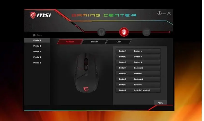 MSI Clutch GM60 rgb siyah Gaming Mouse