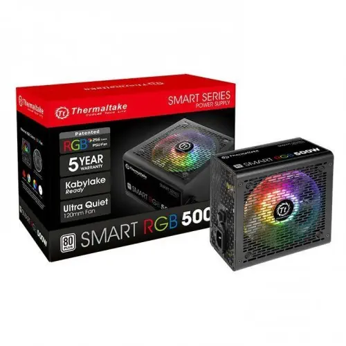 Thermaltake PS-SPR-0500NHSAWE-1 Smart RGB  500W Power Supply