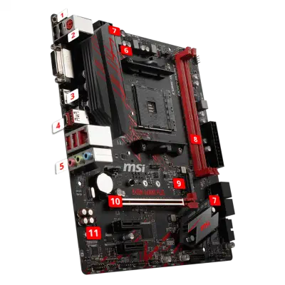 MSI B450M Gaming Plus Gaming Anakart