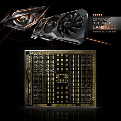 Gigabyte GV-N2080GAMING OC-8GC Gaming Ekran Kartı