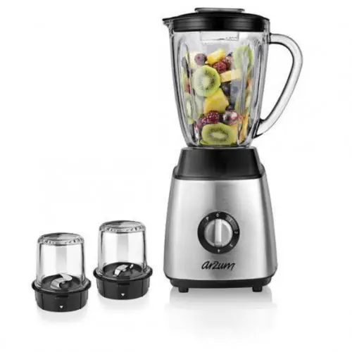 Arzum AR1056  Maxiblend Cam Hazneli Sürahi Blender Paslanmaz Çelik