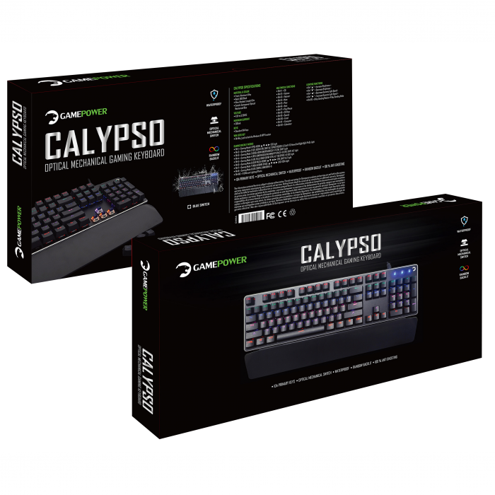 Gamepower Calypso Su Geçirmez Gaming Oyuncu Klavye