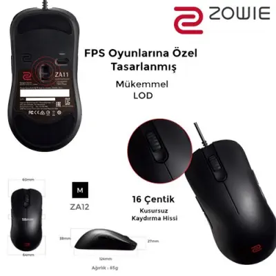 BenQ Zowie ZA12 Gaming Oyuncu Mouse