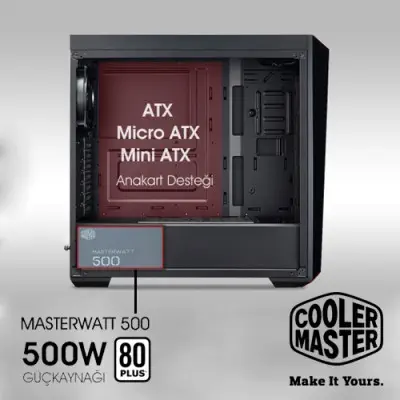 Cooler Master MasterBox Lite 5 MCW-L5S3-KWNA50 MidTower Kasa