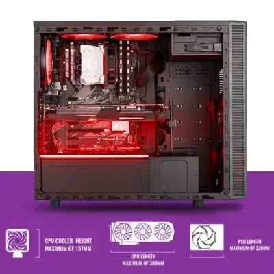 Cooler Master MasterBox E500L RC-MCB-E500L-KA5A60-S01 Kasa