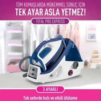 Tefal GV8931 Pro Express Plus Buhar Kazanlı Ütü