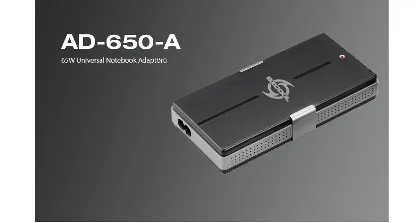 Ezcool AD-650 USB Slim Universal Notebook Adaptörü 65W